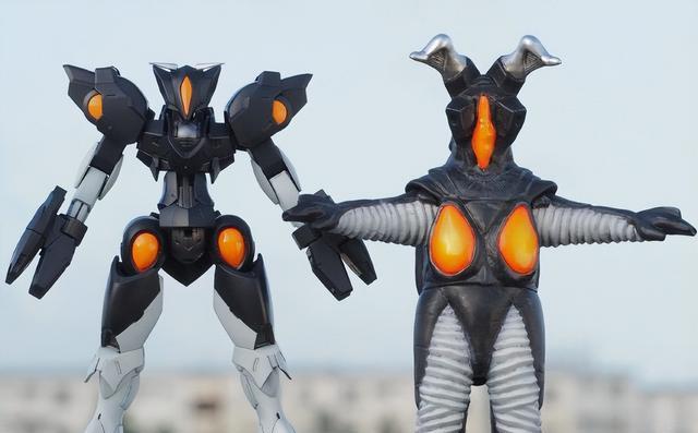 漫画|奥特曼宇宙恐龙杰顿样式，异端审判者模型