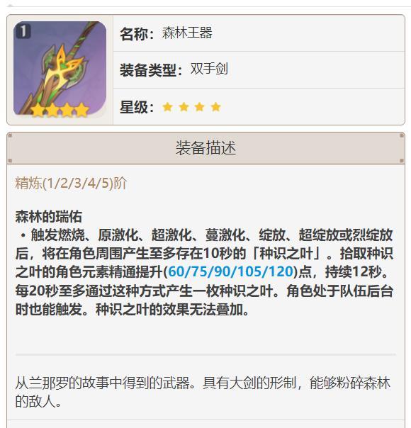 火影忍者|原神：班爷又添新玩具！须弥四星锻造武器除了单手剑外都是鸡肋？