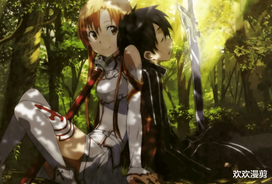 |動漫《刀劍神域》很適合當入宅番，動畫質量也不錯