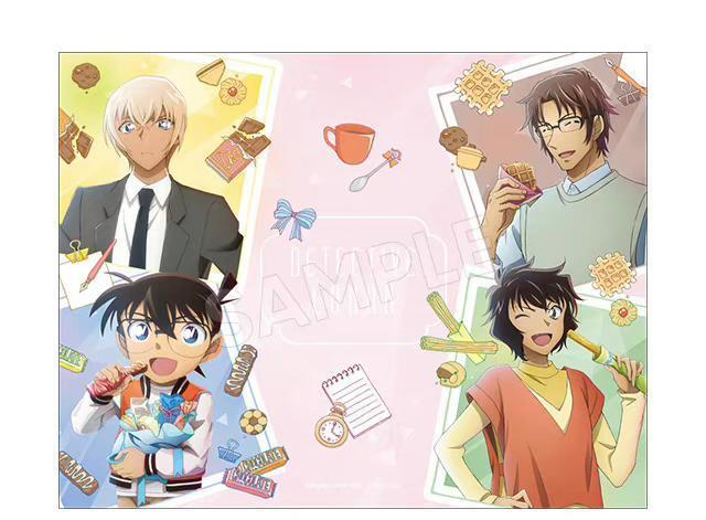 安室透|柯南休息时间新周边,世良昴哥开心吃甜品,只有安室透笑不出来