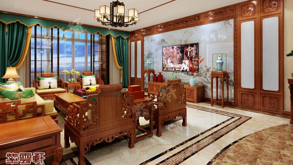 中式别墅挡不住的雍容华贵，凸显东方韵味之美，谁看了都流连忘返