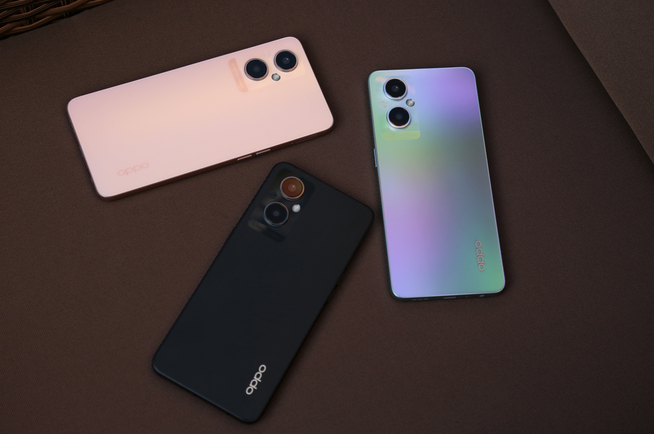 OPPO|杏粉暖阳配色，粉嫩而不腻，拿在手上真的很治愈