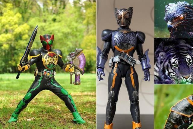 手办|假面骑士欧兹6种换色形态手办,永恒凤凰帅气,虫系联组变少女风