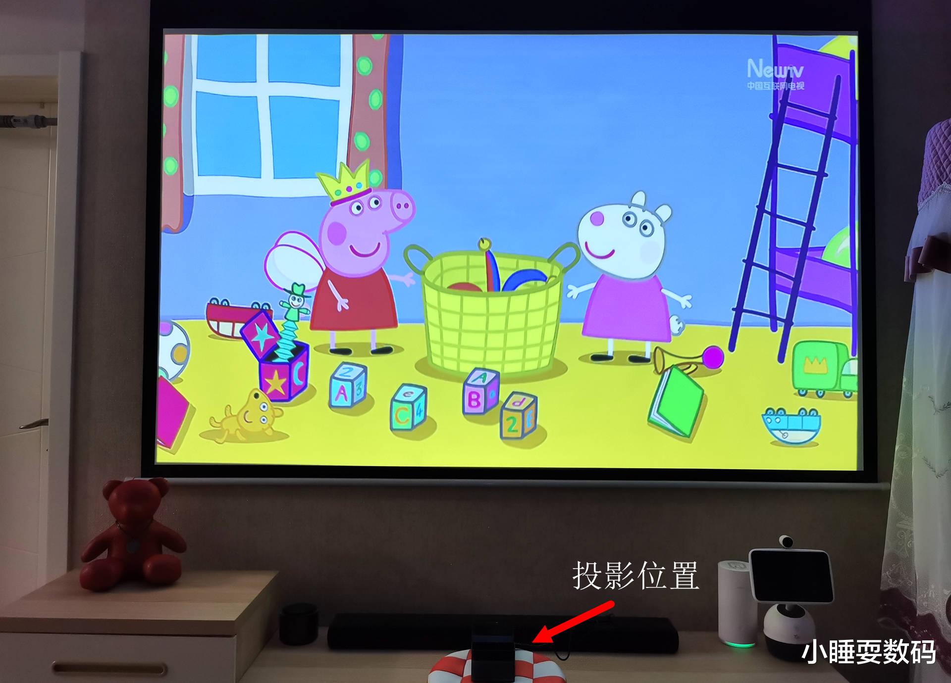 投影仪|投影能这么用?孩子的桌面“学习机”,慧示碰碰投P9超短焦投影仪