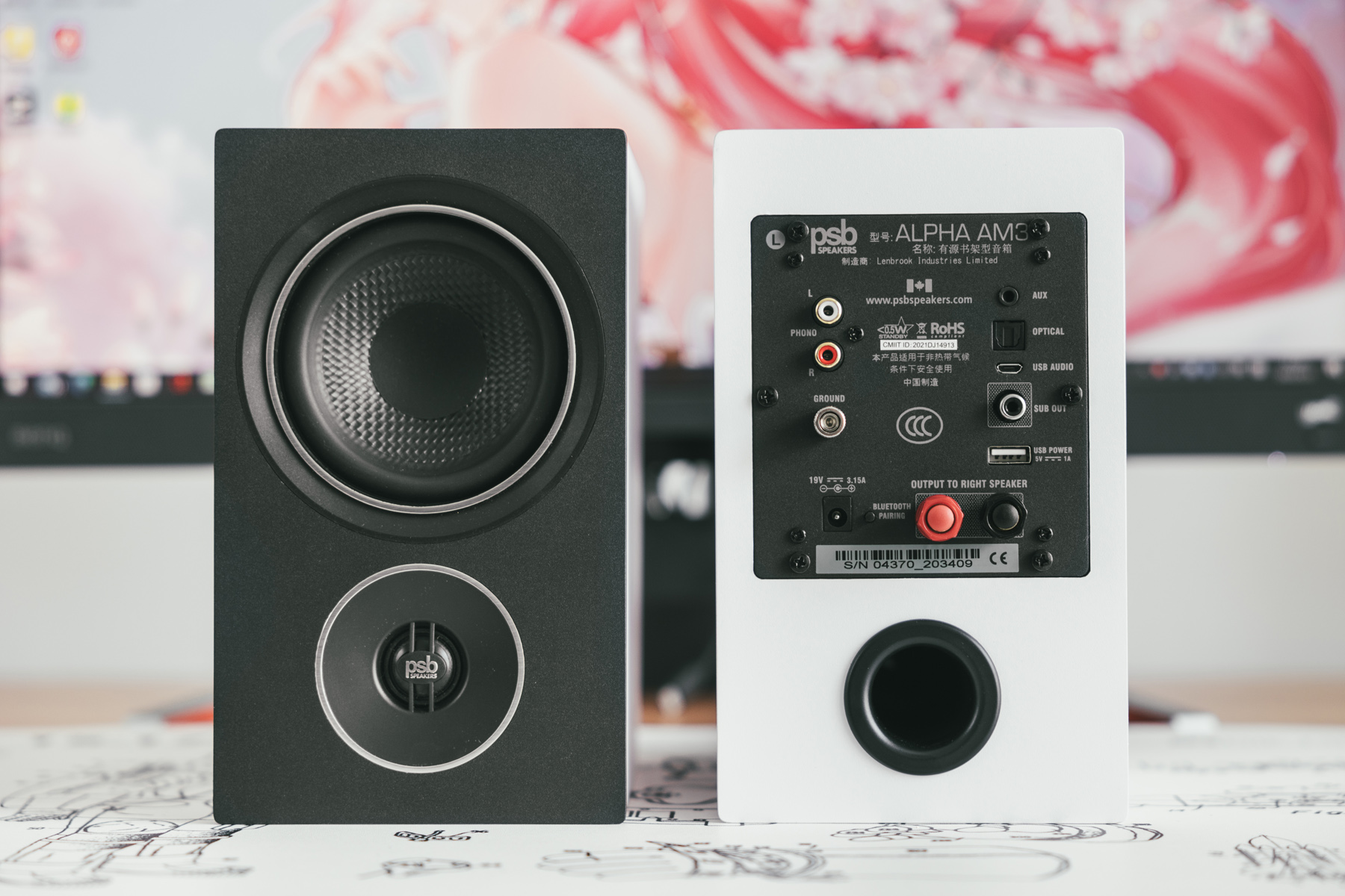 音箱|小众但是实力出众，来自枫叶国的桌面格调好物—PSB AM3书架音箱