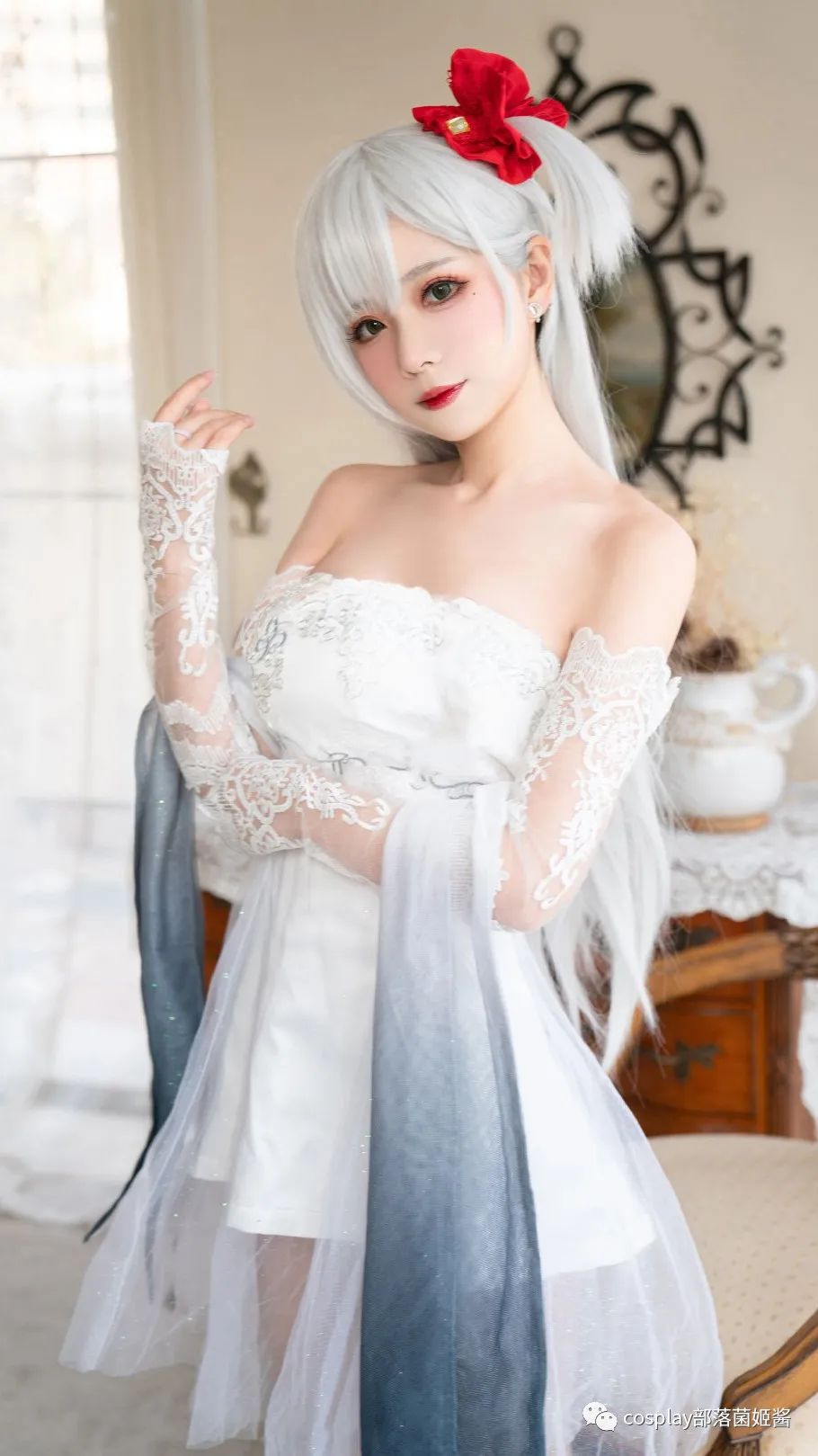 碧蓝航线|cos:碧蓝航线散花舞鹤cos正片@菠萝