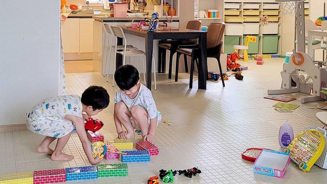 131㎡两娃之家，全屋上百件玩具，不够整洁却有真实烟火气儿