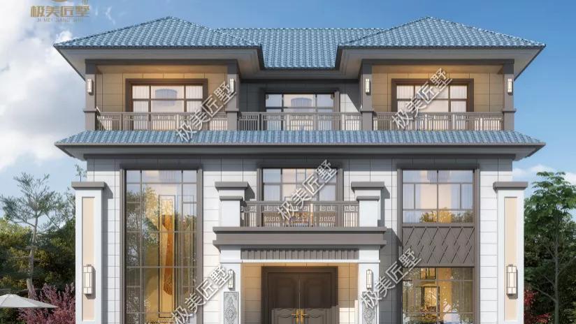 15×11米，三层新中式风格这样建，包你满意