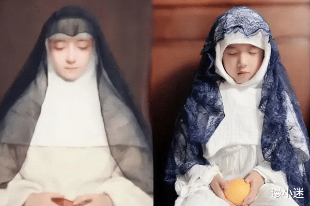 00后|小学生COS世界名画,相似度超高,网友:让你模仿没让你超越