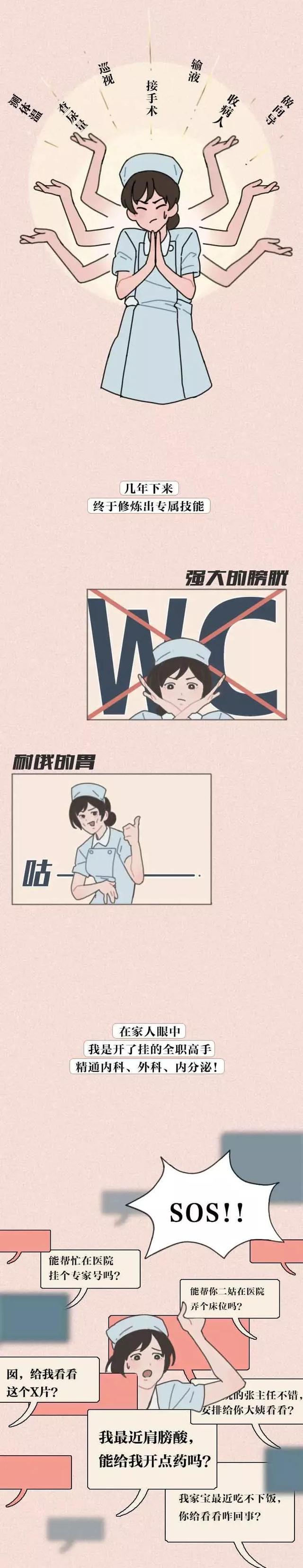护士|护士的“私生活”是咋样的?一组漫画揭露!难怪男人不敢娶?