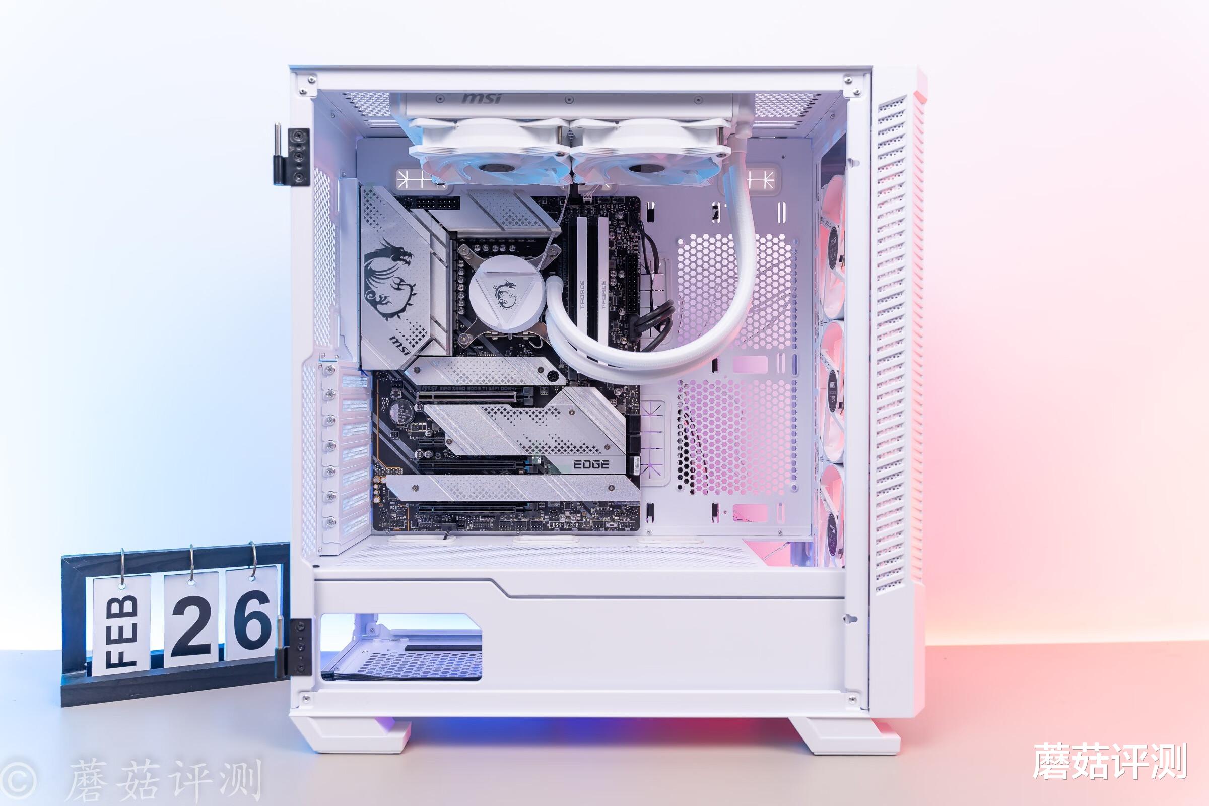 机箱|细节出色，体验优秀，颜值高、微星刀锋100R白色中塔机箱 评测