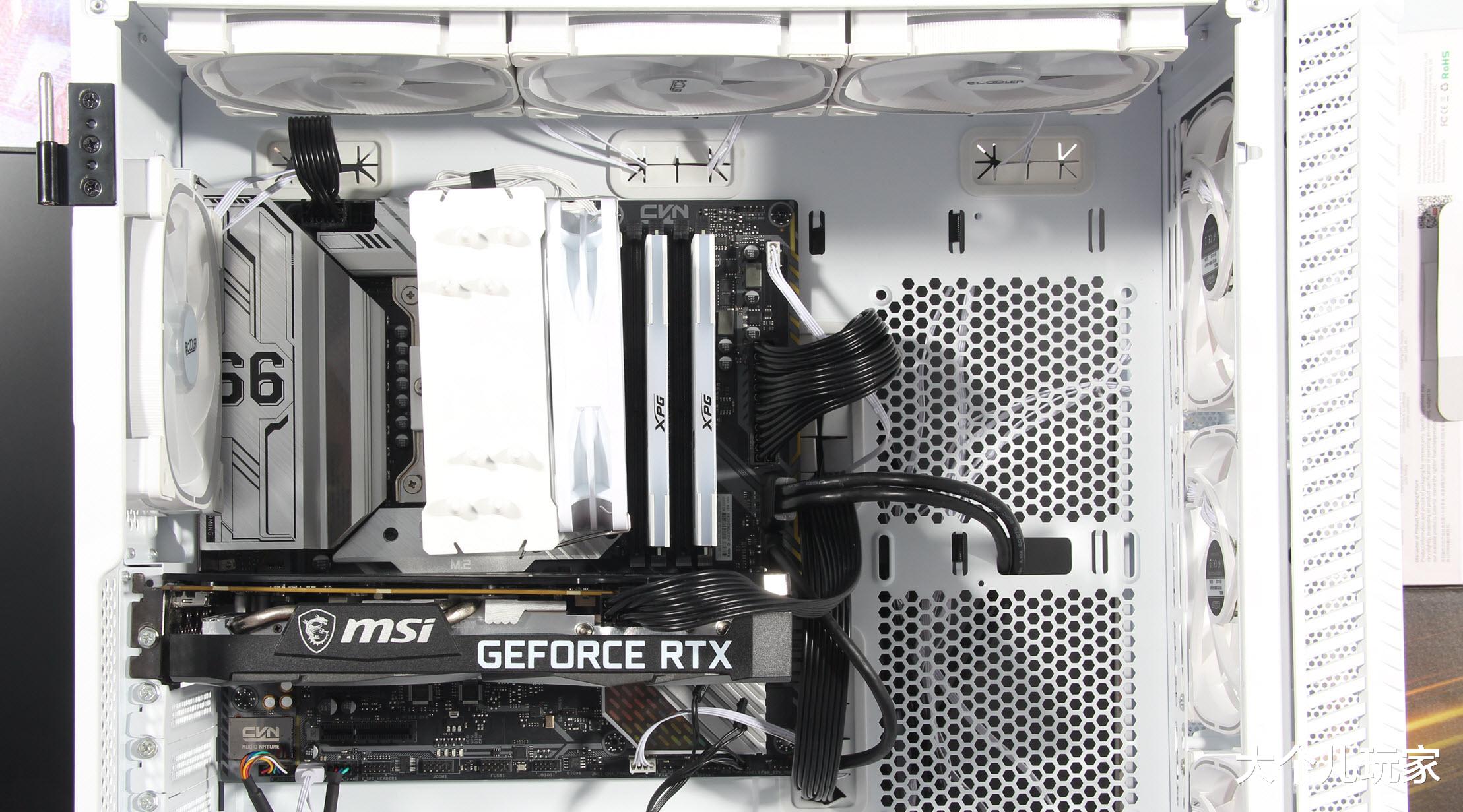 主板|用12490F配合七彩虹CVN B660主板打造一台全能的白色游戏精灵