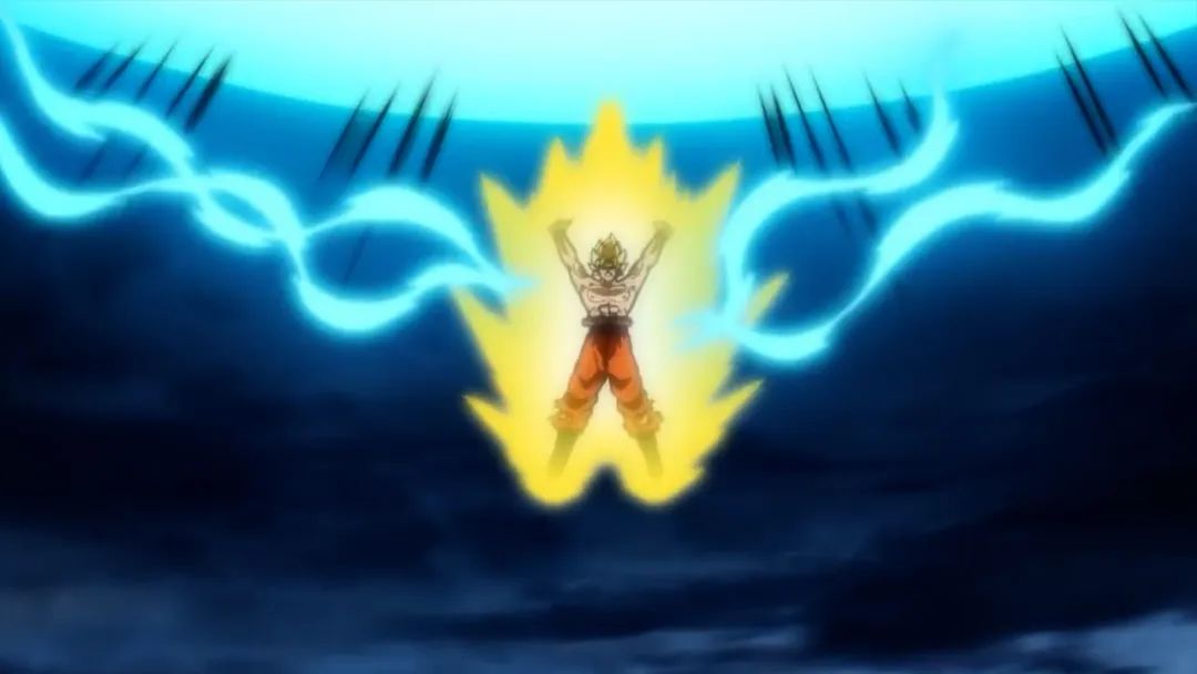 巴達克|龍珠英雄，巴達克召喚出暗黑神龍，悟空使出元氣彈，第四名黑衣人擁有藍色皮膚