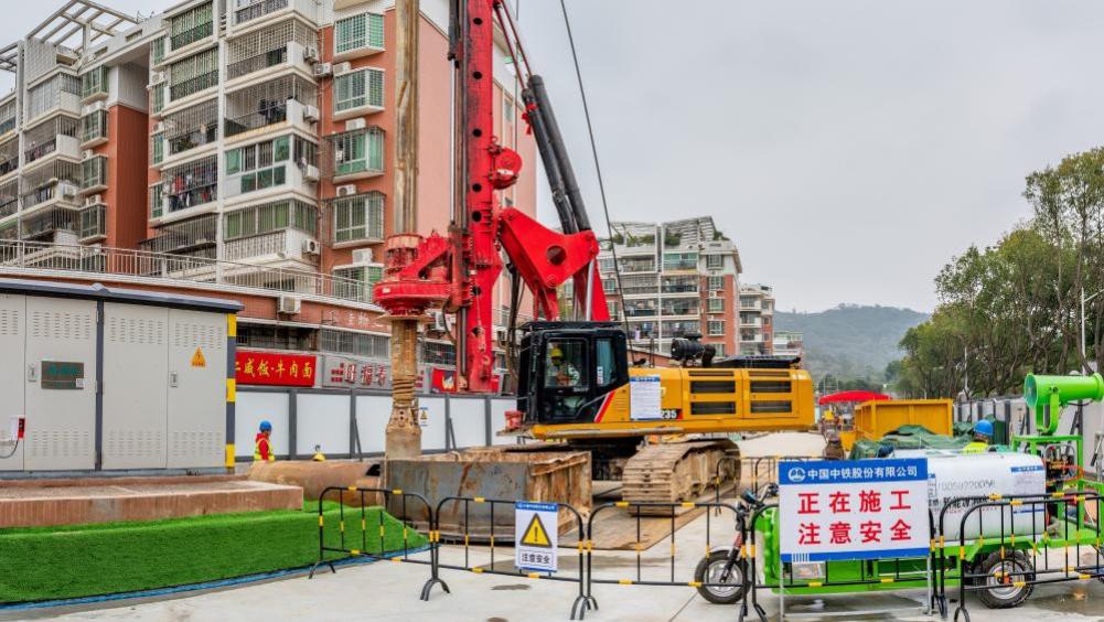 好消息！厦门地铁3号线南延段上李新村站开钻，成为全线首个开钻站点