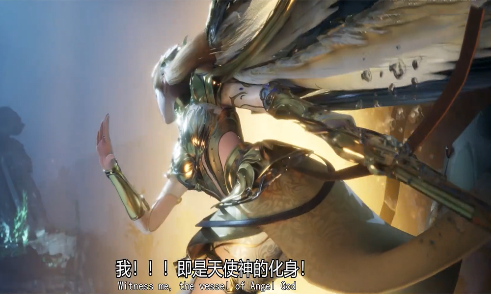 mv|斗罗大陆:千仞雪天使神装扮曝光,贵为神级却依然被揍,有点心酸