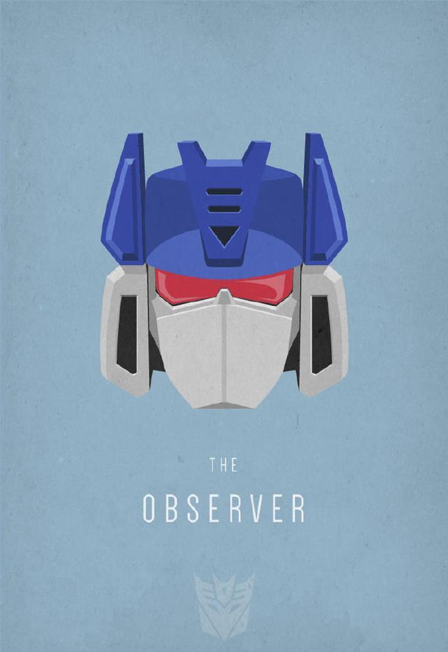 |简约变形金刚G1动画角色头像壁纸
