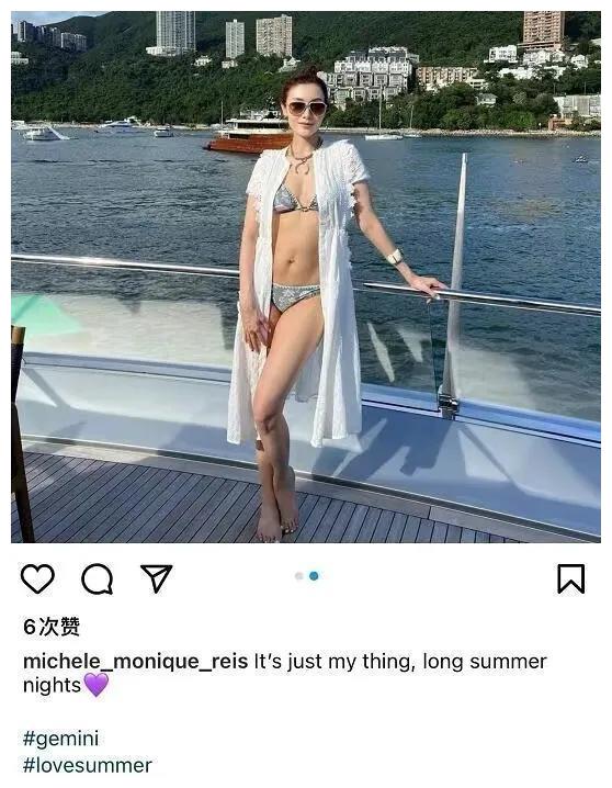 李嘉欣|李嘉欣罕晒海上比基尼照！这么敢秀不怕老公吃醋，52岁身材太绝了