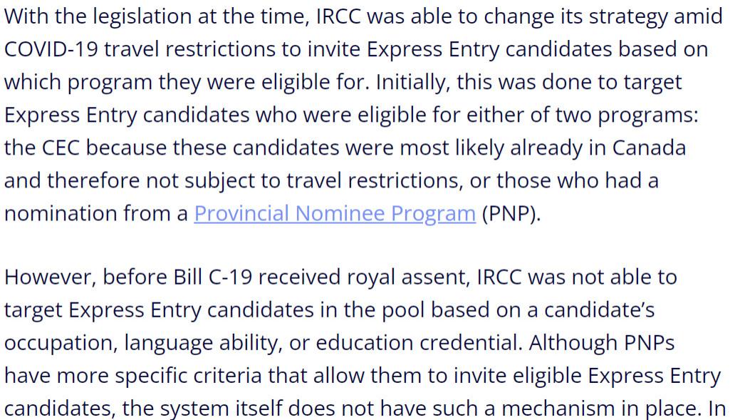 加拿大移民局计划明年第一季度对EE进行改革，对EE改革后的特定职业优先邀请