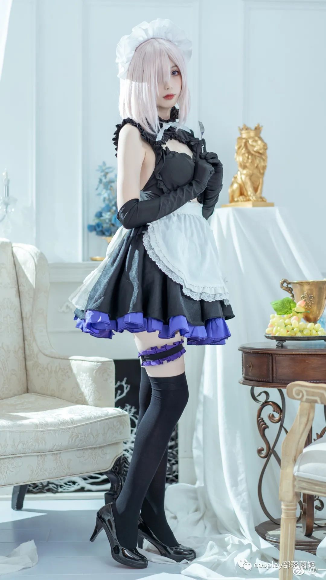 |cos：玛修女仆私房cos正片@乔乔