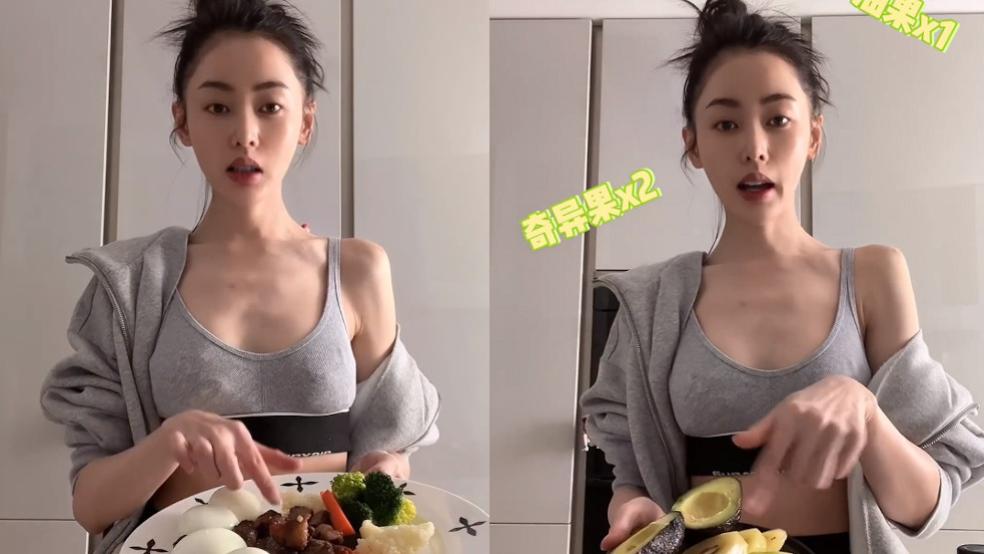 阿Sa|食量大还是卖人设？张天爱早餐吃四颗鸡蛋，许晴吃完面包又吃泡面