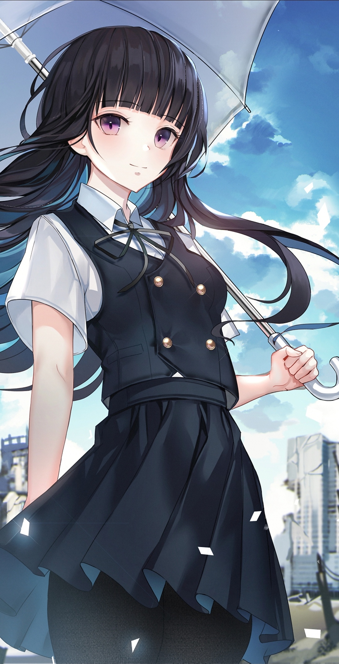 fate|动漫壁纸，掩饰不了开心的喜悦