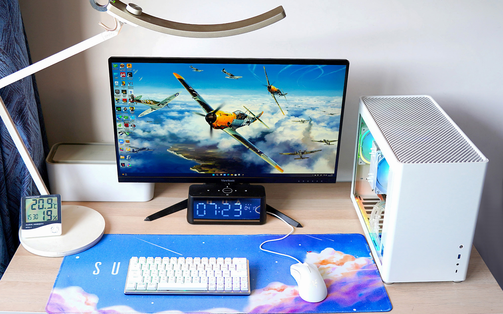 CPU|超可爱的白色MATX攒机方案,小测12490F的游戏性能到底咋样