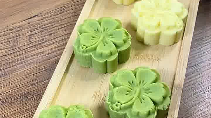 抹茶绿豆糕的做法