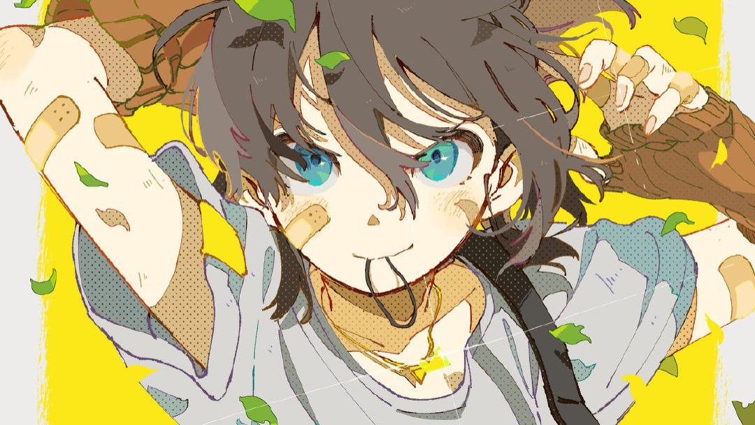 |绚丽的画面有着浓浓的日系动漫气息，将构图玩的明明白白