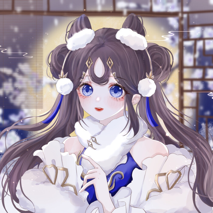 acgn漫评|动漫女生头像|喜欢雪是因有你的日子