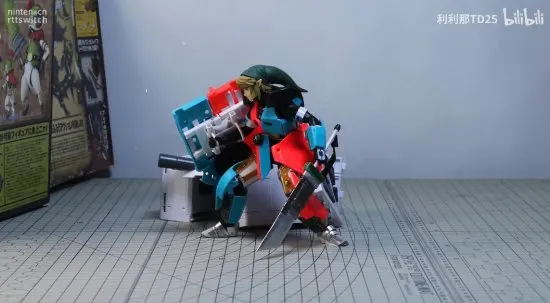 手办|漂移joycon有救了！高玩将坏掉NS手柄做成手办