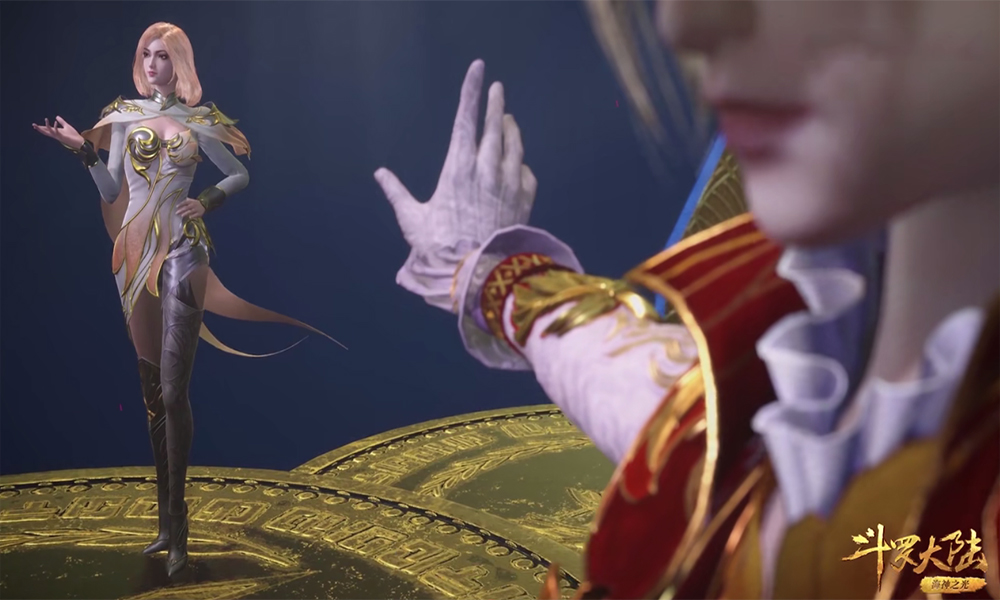 恶魔果实|斗罗214集：胡列娜换新衣服，斜叉长袍美感十足，丝袜也有变化