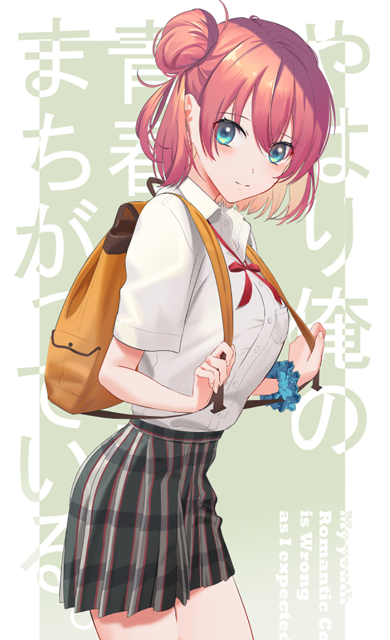 二次元|灵动而洒脱的二次元美少女角色插画，画面的光影氛围感很强