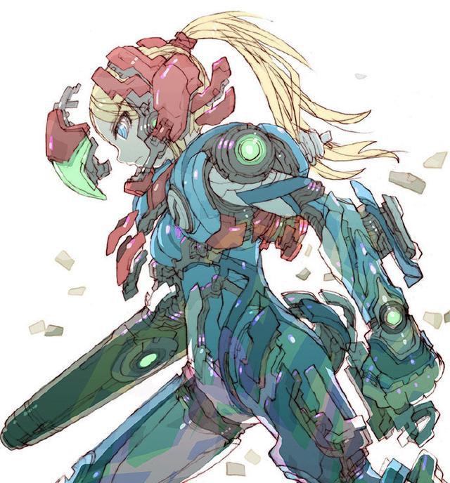 黄猿|高达机娘创意插画,独角兽高达可以变真独角兽