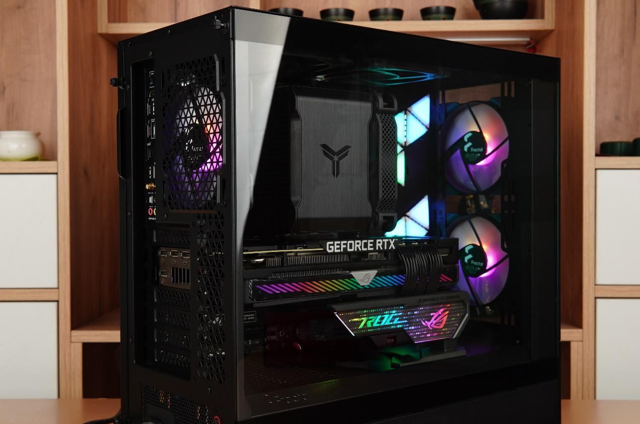 CPU|纯黑、紧凑、豪华，分形Pop Air+XPG D5 RO姬联名内存装机分享