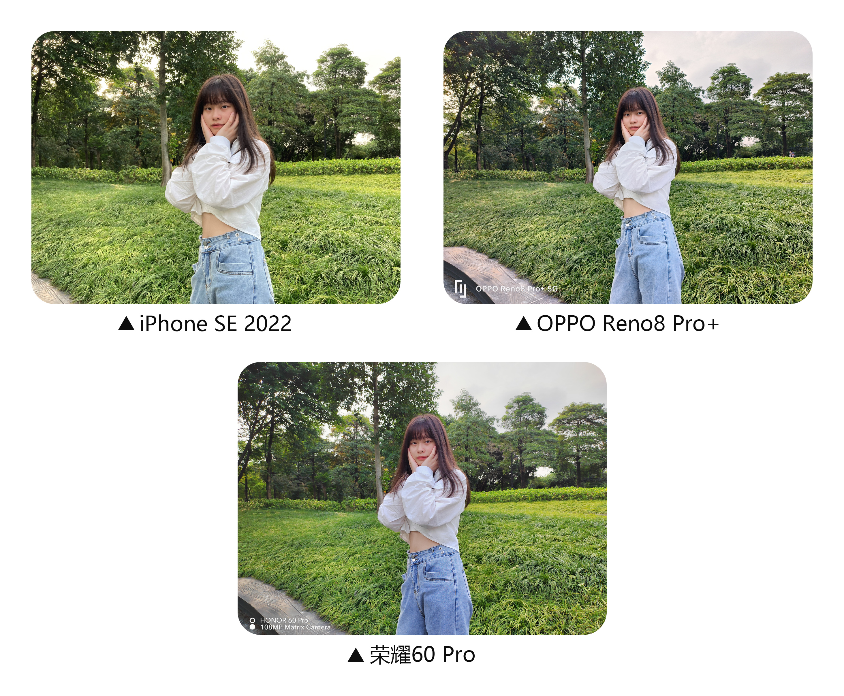 折叠屏|谁才是影像大师?OPPO、荣耀和苹果三机对比,自拍成制胜关键