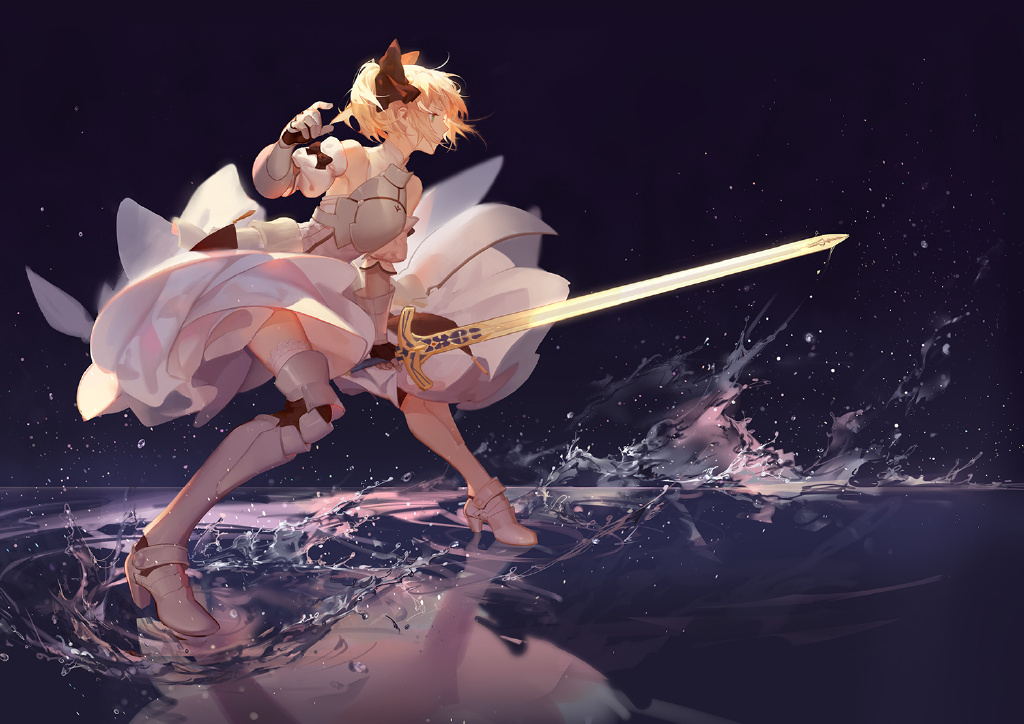一拳超人|纯白的骑士姬！阿尔托莉雅 Saber Lily 壁纸特辑