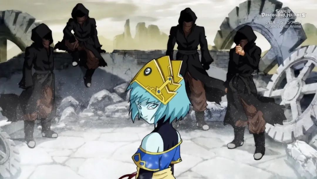 巴達克|龍珠英雄，巴達克召喚出暗黑神龍，悟空使出元氣彈，第四名黑衣人擁有藍色皮膚