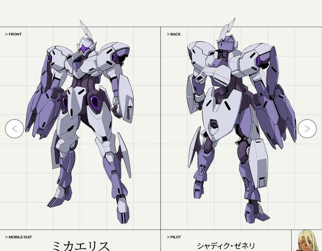 二次元|机动战士高达水星的魔女人设与机体公开女二华丽人设瞬间圈粉