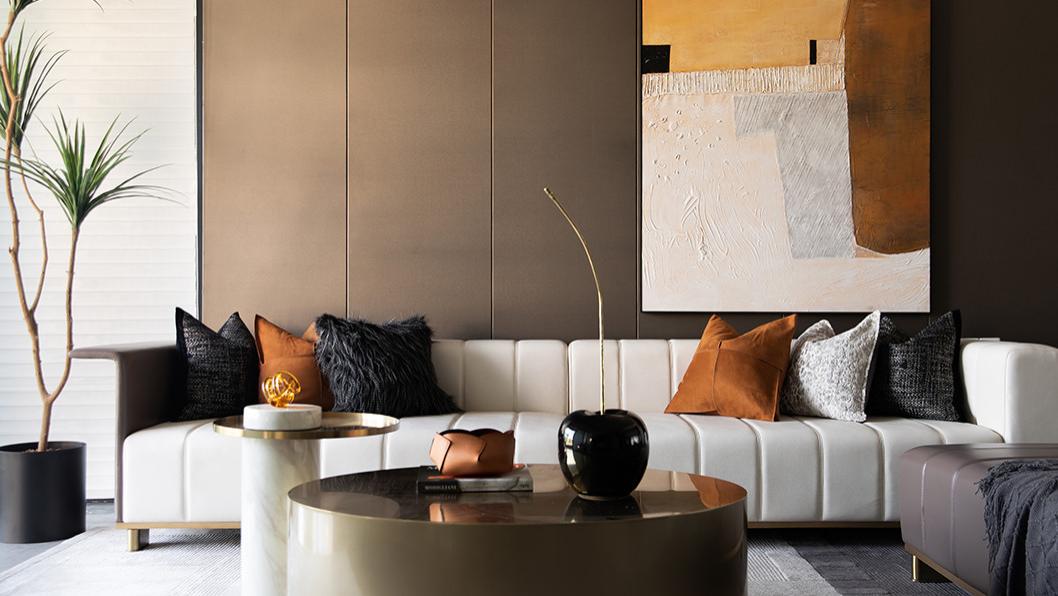 别墅装饰 | 220㎡精简大平层，自由与艺术的无限畅想!