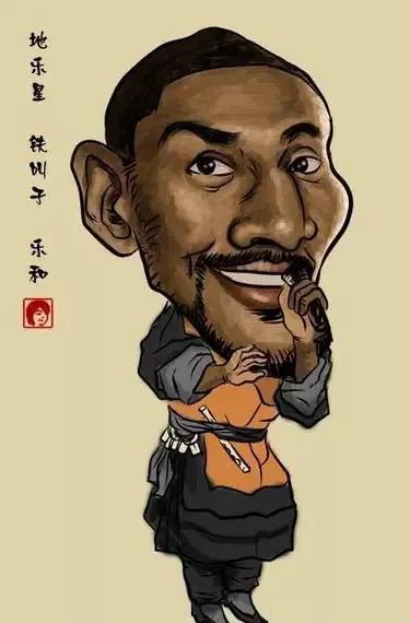 姚明|NBA球星水浒漫画版，姚明奥尼尔最好认，能认识二十位算我输