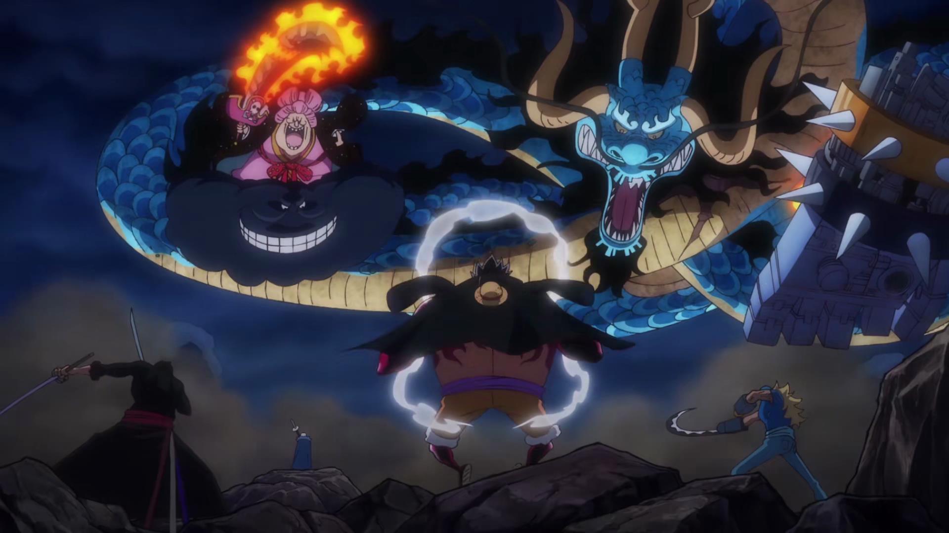 凯多|海贼王1017集:爆燃全集!人均一个大招,索隆的招式吓坏凯多大妈