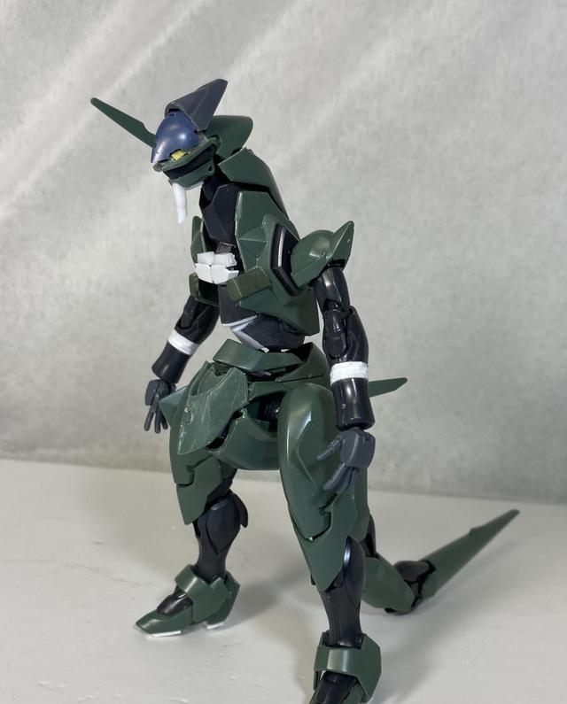 模型|达纳金加胶板自制改造,初号机样式哥斯拉模型