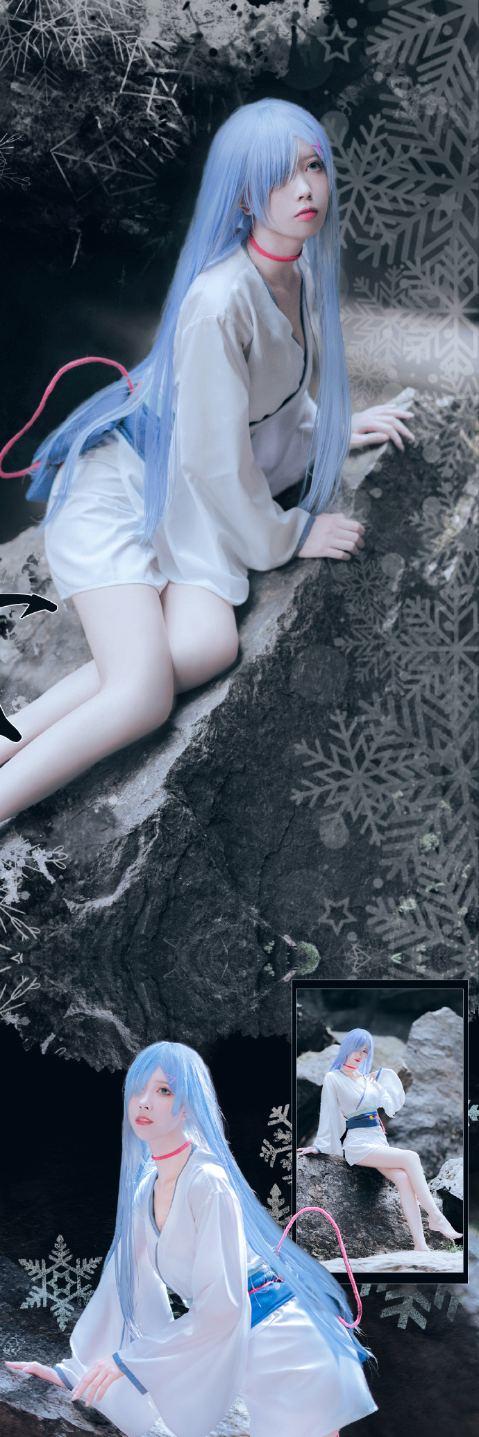 从零开始的异世界生活|《RE:从零开始的异世界生活》雪女·蕾姆cosplay
