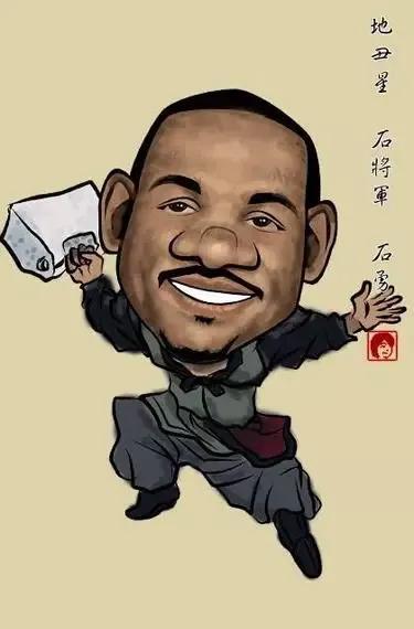 姚明|NBA球星水浒漫画版，姚明奥尼尔最好认，能认识二十位算我输