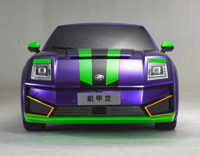 acgn漫评|初号机，启动！沙龙“机甲龙”EVA限定版实车亮相，网友：欣赏不来