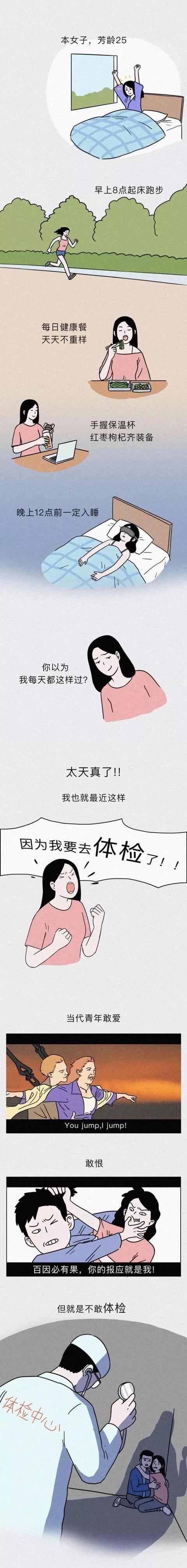 |“本人女，25岁，体检过程全记录！”（漫画）简直太「刺激」了！