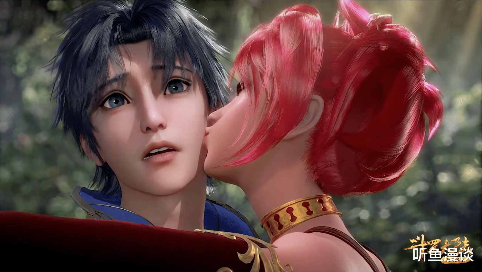 小舞|斗罗大陆:亲过唐三的六位女神,一位隔着匕首亲,一位亲吻他的唇