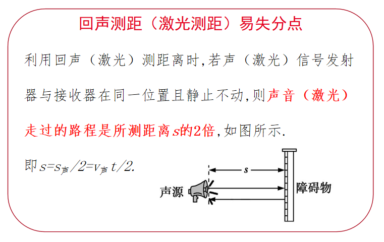 初二上学期声现象：利用回声测距