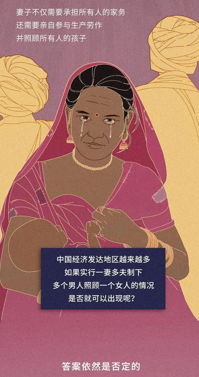 漫画家|“一妻多夫”制,真能实施吗?一组漫画「科普」,先别急着高兴!