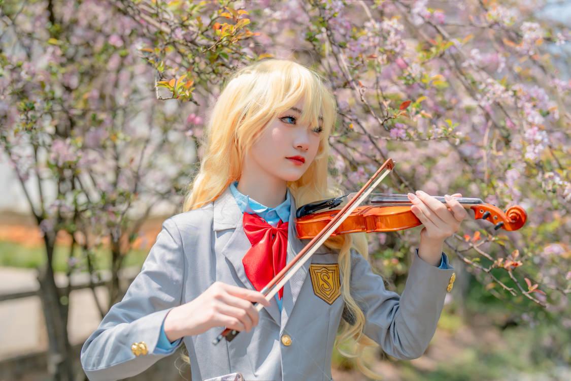 宮園薰|《四月是你的謊言》宮園薰x有馬公生cosplay